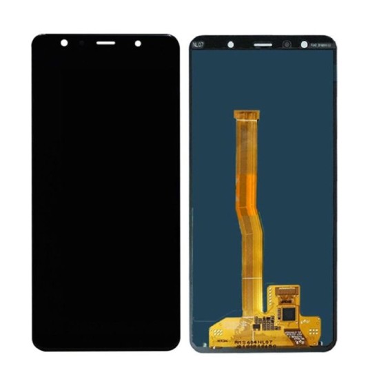 TOUCH+DISPLAY SAMSUNG GALAXY A7/A750 2018 BLACK (SERVICE PACK GH96-12078A)